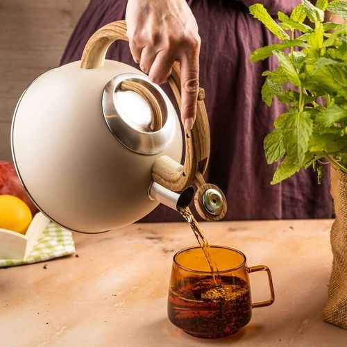 czajnik stalowy z gwizdkiem 2,5l klausberg kb-7913 na Arena.pl