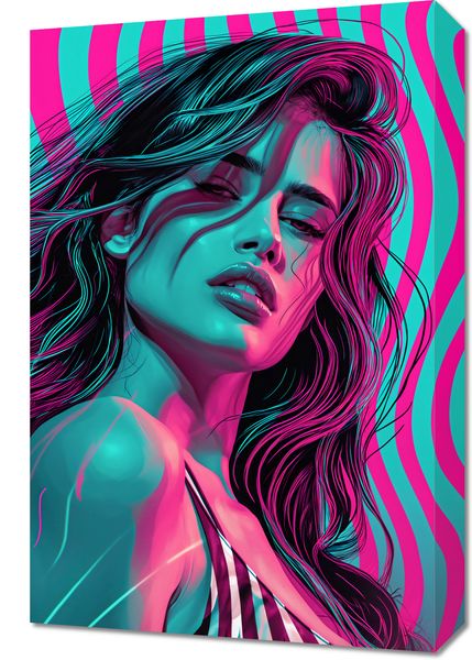 Obraz 40x60cm Neonowy Wzrok zdjęcie 1