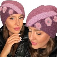 CZAPKA DAMSKA JESIEŃ ZIMA WIOSNA CIEPŁA WYGODNA KOBIECA SPORTOWA KOL 2966