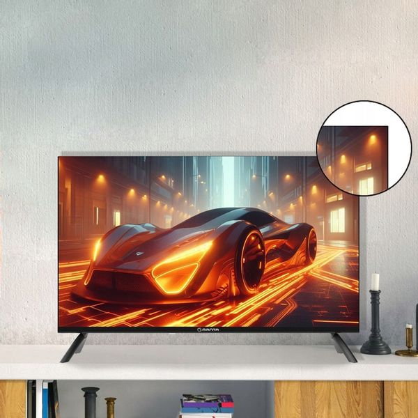 Telewizor 32 cale TV tuner dekoder DVBT2 HEVC HD USB HDMI CL+ +UCHWYT Manta zdjęcie 3