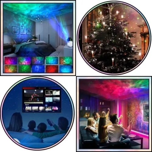 SMART Projektor Lampka Nocna LED Rzutnik GWIAZD na Arena.pl