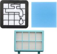 ZESTAW FILTR HEPA PIANKOWY GĄBKA DO PHILIPS FC9332 FC9331 FC8010/01 FC9555