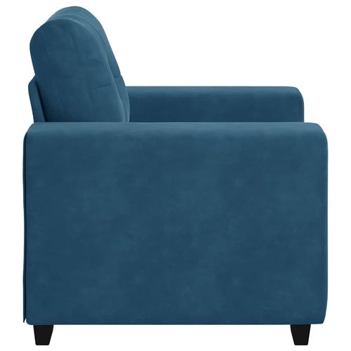 Sofa Fotel Niebieski 59 cm Aksamit na Arena.pl