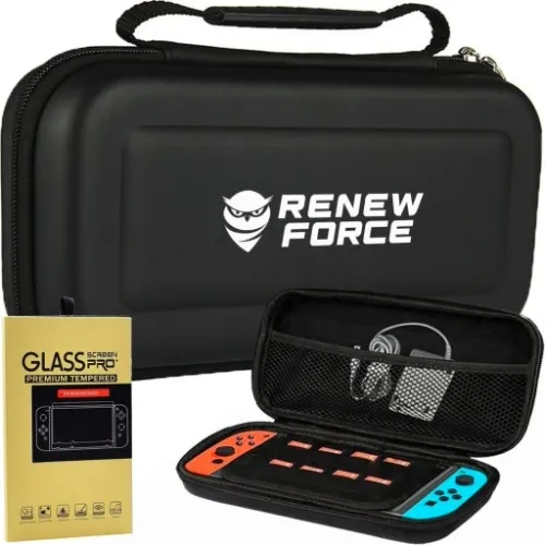 Etui Case WZMOCNIONY Do Nintendo Switch V1 V2 OLED + Szkło hartowane H9 na Arena.pl