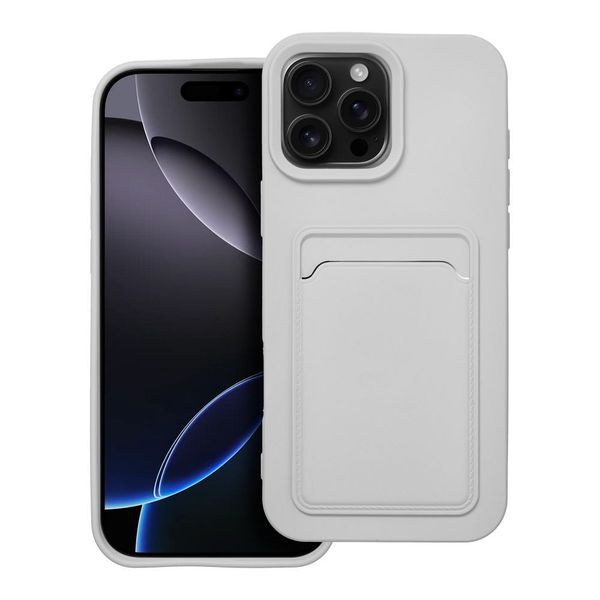 Futerał CARD CASE do IPHONE 16 Pro Max biały zdjęcie 1