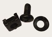 ŚRUBY RACKOWE KOMPLET 3X4 SZT. CZARNE