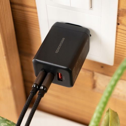 SPACECASE MOCNY KABEL USB-C DO USB-C TYP-C PD 60W 100CM SZYBKIE ŁADOWANIE na Arena.pl