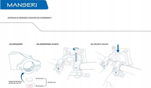 KOSZ NA ROWER DUŻY KOSZYK ROWEROWY KLIK CLICK na Arena.pl