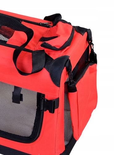Transporter dla psa kota torba transportowa DK1-01 czerwony na Arena.pl