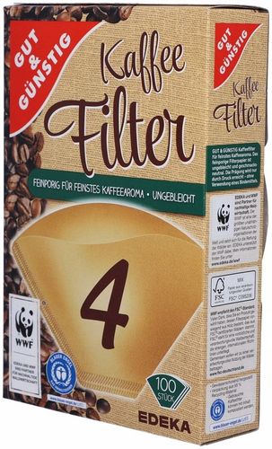 5 x FILTRY do kawy 4 papierowe do ekspresów 100 sztuk na Arena.pl