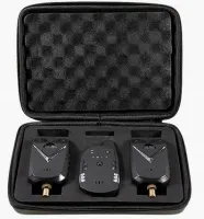 SYGNALIZATOR WĘDKARSKI WODOODPORNY LED VIP+ CENTRALKA ANTYKRADZIEŻ+ ETUI2+1