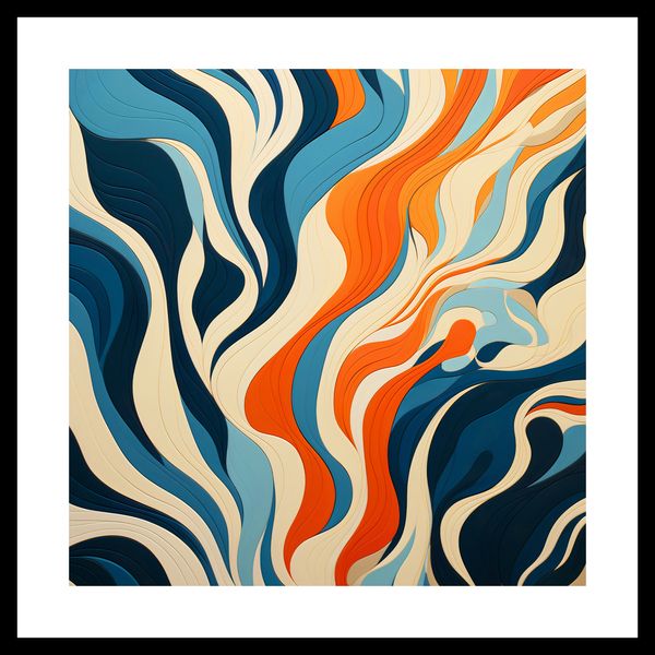 Plakat 30x30cm Oceaniczne Fale zdjęcie 3
