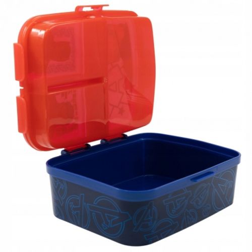 Śniadaniówka Lunchbox Pojemnik Do Szkoły Pudełko Przegródkami XXL AVENGERS na Arena.pl