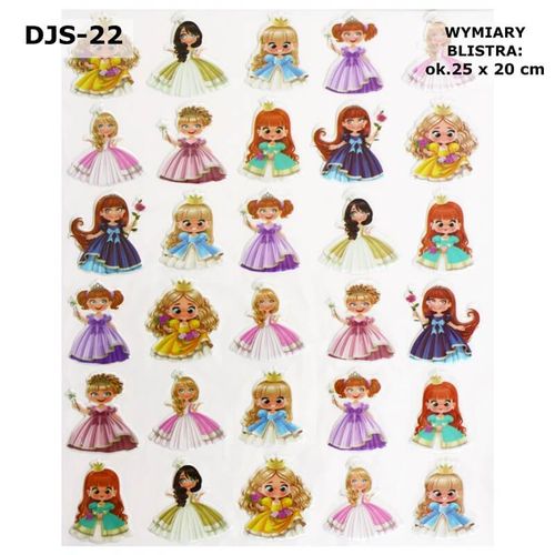 Naklejki bajkowe, duży arkusz - Wzór: DJS-21 na Arena.pl