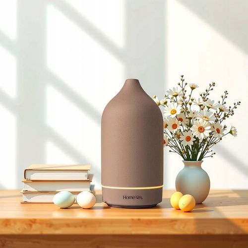 Dyfuzor Zapachowy Ceramiczny Aromaterapia CICHY Lampka Led 7 barw na Arena.pl