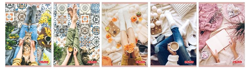 Zeszyt w linie A5 60 kartek - Flat Lay zdjęcie 2