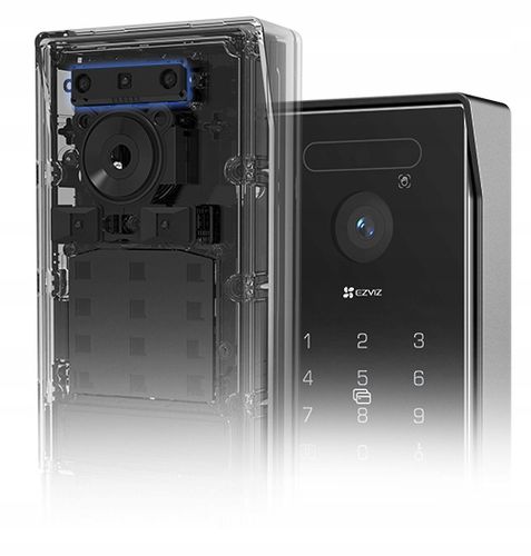 Wideodomofon WiFi EZVIZ HP7 PRO EZVIZ 2-Żyłowy 4K Furtka Brama Kod na Arena.pl