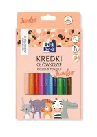 Kredki ołówkowe 12kol/180 Kids Jumbo Troj Oxf Wb