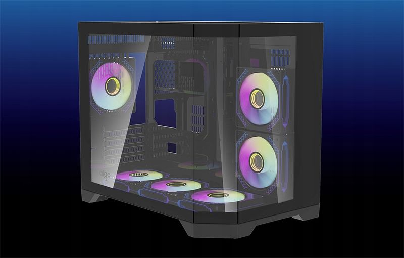 Obudowa Darkflash FT418 ARGB Czarny zdjęcie 3