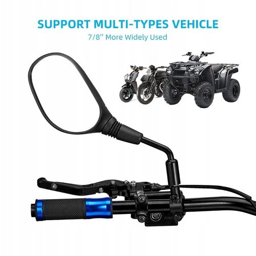LUSTERKA DO SKUTERA MOTOCYKLA QUADA ATV UNIWERSALNE M8 M10 OBEJMY REDUKCJE na Arena.pl