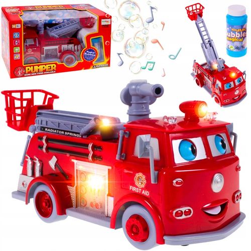 WÓZ STRAŻACKI NA BAŃKI MYDLANE STRAŻ POŻARNA EDEK AUTO DO BANIEK SAMOCHÓD na Arena.pl