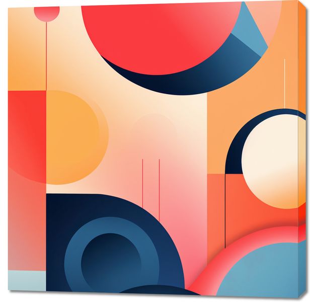 Obraz 100x100cm Geometryczne Marzenia zdjęcie 1