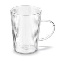 SZKLANKA KUBEK Z UCHEM ŻAROODPORNY DUŻY DO KAWY HERBATY TADAR HANA 440 ML