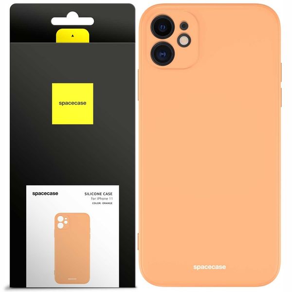 Spacecase Silicone Case Iphone 11 Orange zdjęcie 1