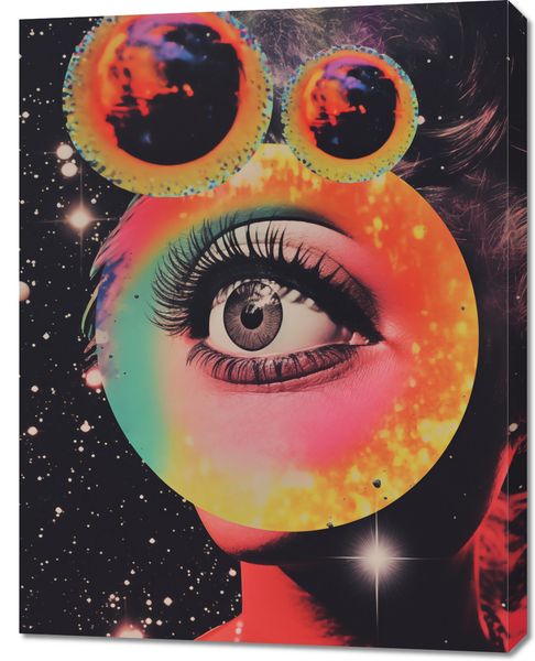 Obraz 70x90cm Oko w Kosmosie zdjęcie 1