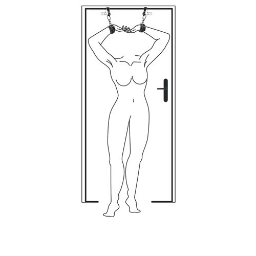 kajdanki-over the door wrist cuffs na Arena.pl