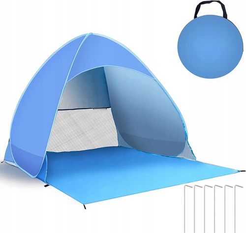 AUTOMATYCZNY NAMIOT PLAŻOWY NA PLAŻĘ SAMOROZKŁADAJĄCY 165x150x110 CM na Arena.pl