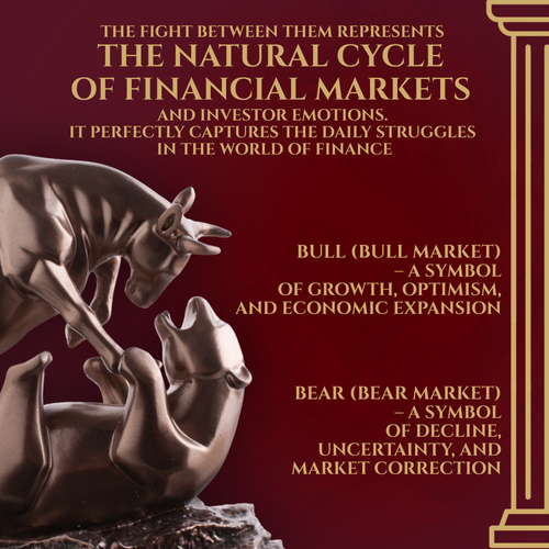 Walka Rynkowa — rzeźba brąz Walka Hossy z Bessą BULL-01 na Arena.pl