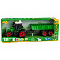 DLA DZIECI Z DZWIEKIEM TRAKTOR ROLNICZY Z PRZYCZEPĄ