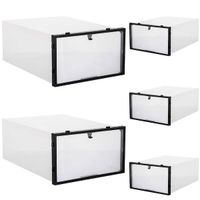 Organizer na buty 30,5x21x12,5 cm zestaw 5 szt. pojemnik z otwieraną klapą