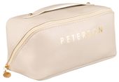 duża, podróżna kosmetyczka damska ze skóry ekologicznej - peterson
