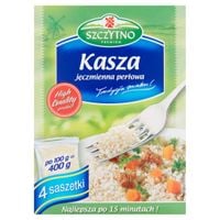 Szczytno Premium Kasza jęczmienna perłowa 400 g (4 saszetki)