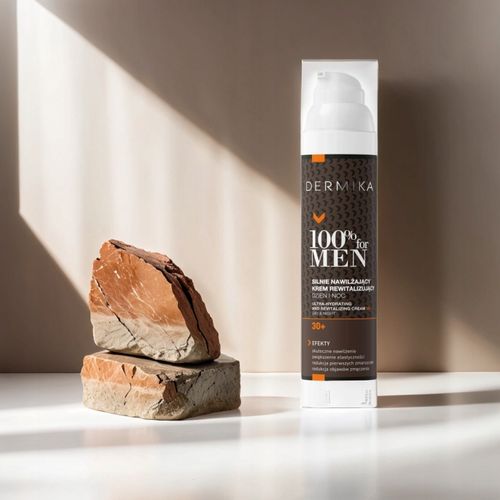 DERMIKA Krem Do Twarzy Dla Mężczyzn 30+ Krem Nawilżający 100% For Men 100ml na Arena.pl