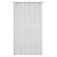 Firana na przelotkach EMMA 290x250 biała + srebrna