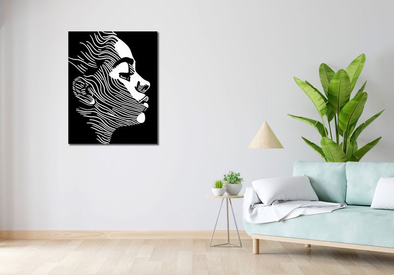 Obraz 70x90cm Linie Wyrazu zdjęcie 2