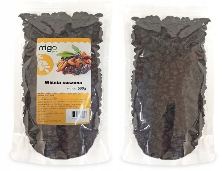 WIŚNIE SUSZONE naturalne - 500g - MIGOgroup zdjęcie 2