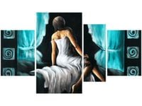 OBRAZ KOBIETA TURKUSIE