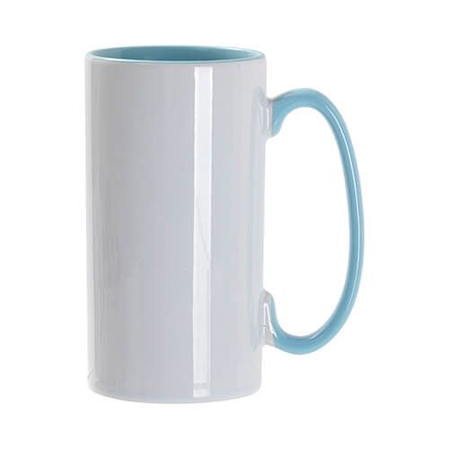 Kubek Funny 380 ml do sublimacji - jasnoniebieski zdjęcie 1