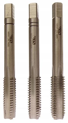 GWINTOWNIK RĘCZNY M8 HSS VIS KOMPLET GWINTOWNIKÓW 8mm na Arena.pl