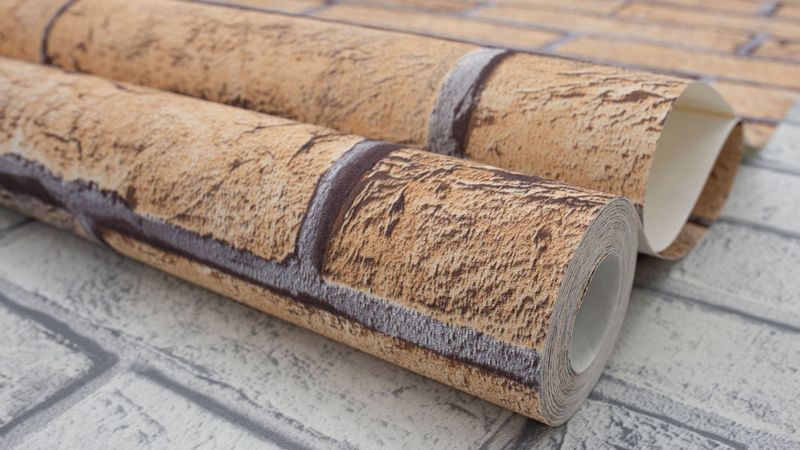 TAPETA CEGŁY CEGŁA KAMIEŃ WINYLOWA NA FLIZELINIE zdjęcie 3