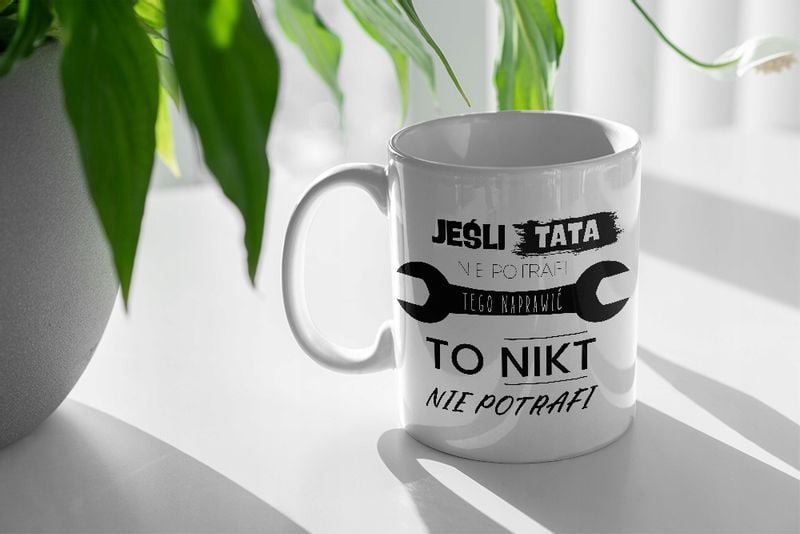 Kubek Czarny Dzień Babci Wypasiona Babcia Prezent Z Nadrukiem Ze Zdjęciem zdjęcie 6