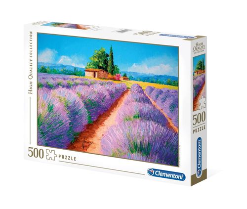 PUZZLE 500 CLEMENTONI LAVENDER SCENT 35073 na Arena.pl