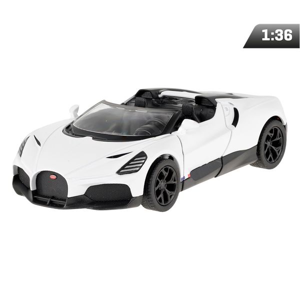 Model 1:36, Bugatti Mistral, biały zdjęcie 1