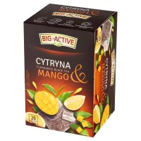 BIG-ACTIVE HERBATA CZARNA 20TB CYTRYNA-MANGO 40G