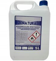 DENATURAT BIAŁY BEZBARWNY CAŁKOWICIE SKAŻONY 92% 5L etylowy