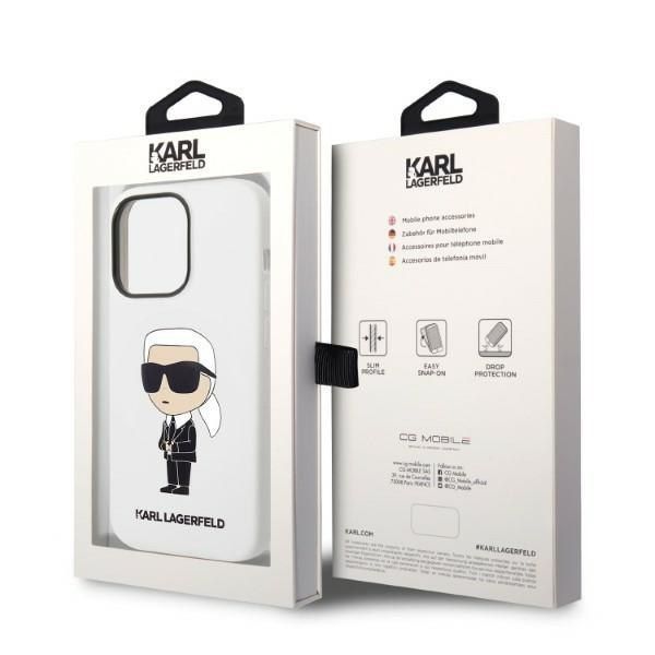 Karl Lagerfeld KLHCP14LSNIKBCH iPhone 14 Pro 6,1" hardcase biały/white zdjęcie 8